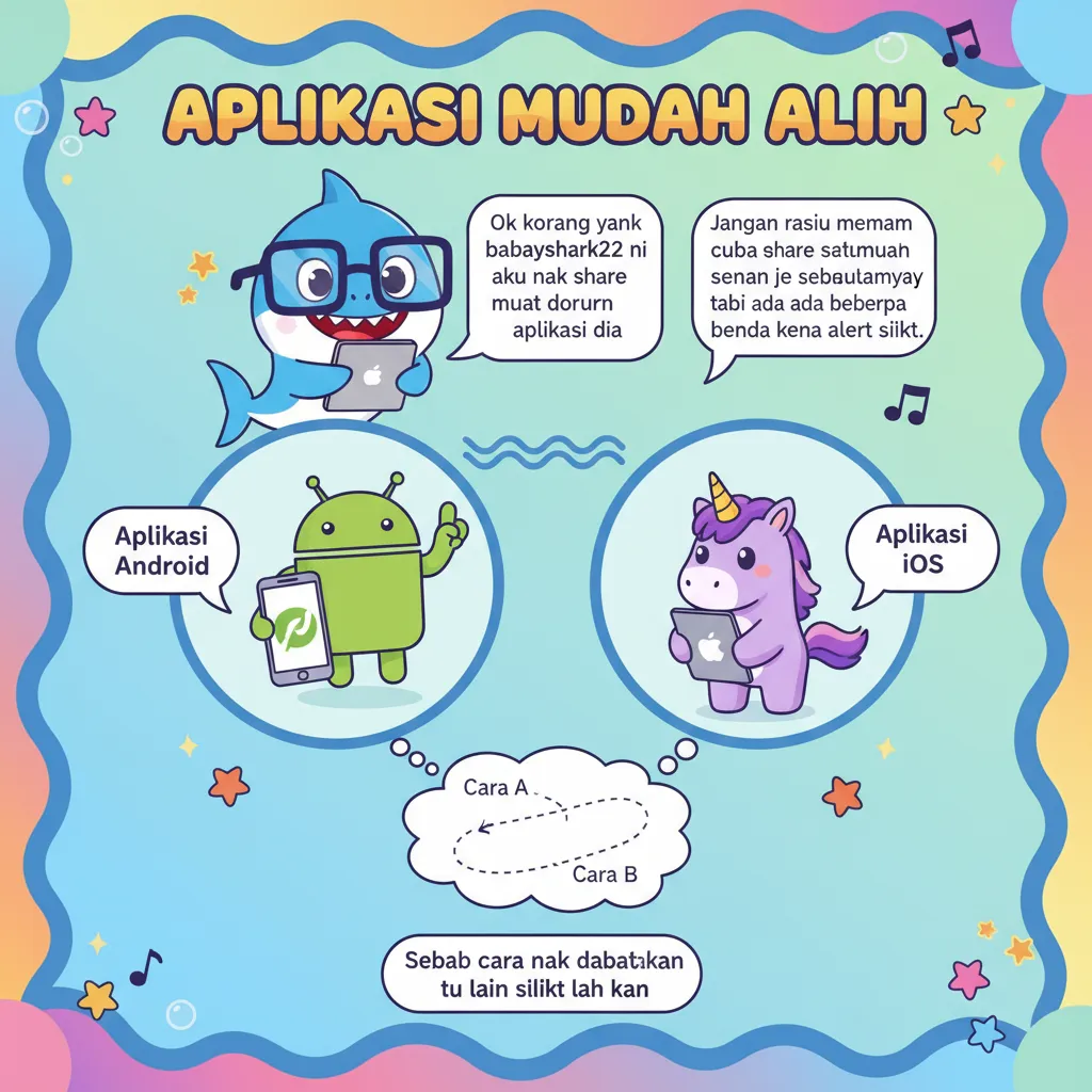 Panduan Muat Turun Aplikasi babyshark22
