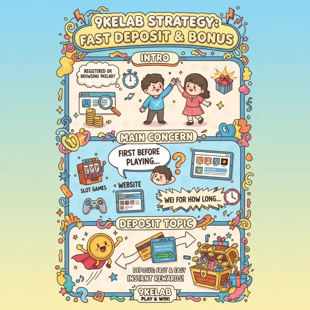 Strategi 9kelab: Transaksi Deposit Pantas & Bonus