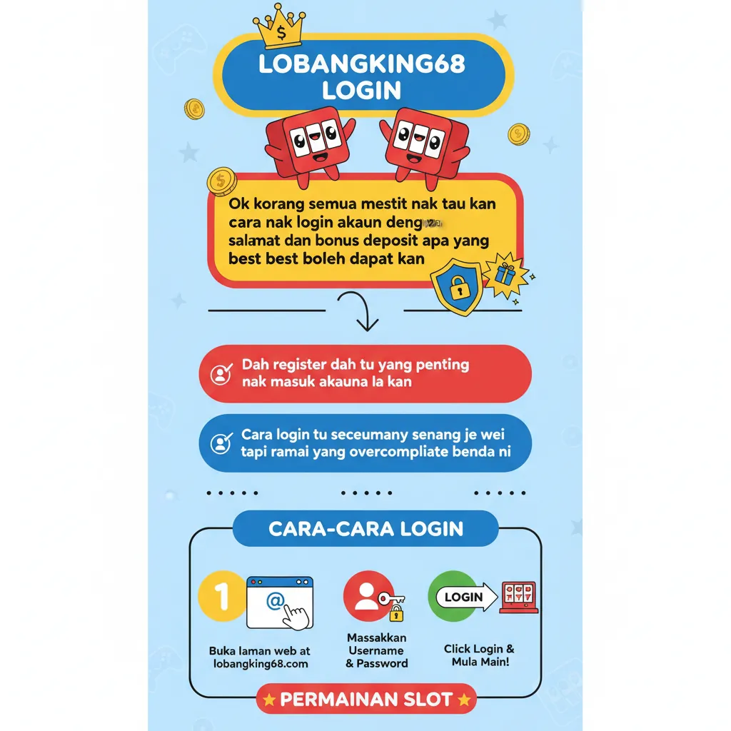 Cara Login Akaun dan Bonus Deposit