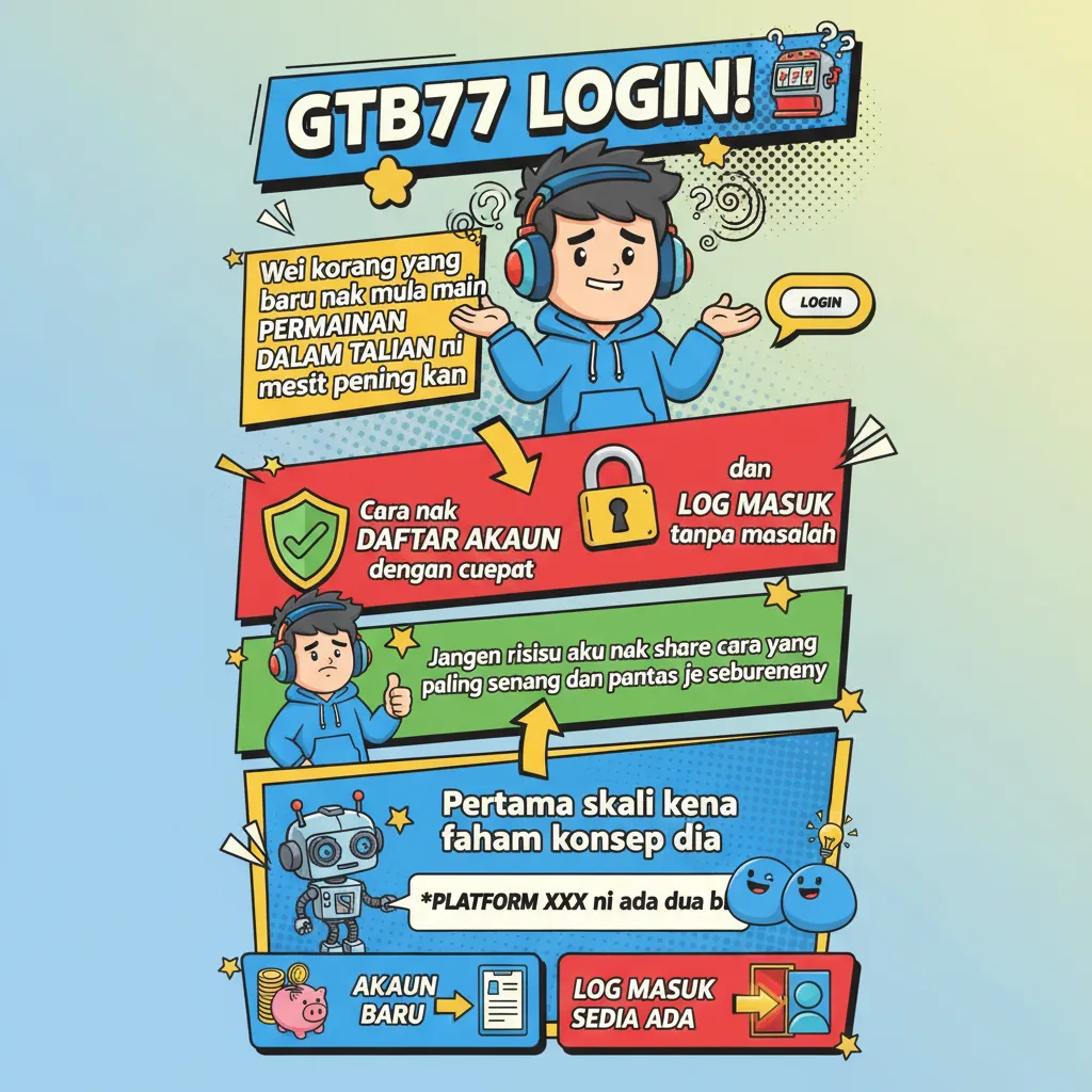 Cara Pantas Gtb77 Login & Daftar Akaun