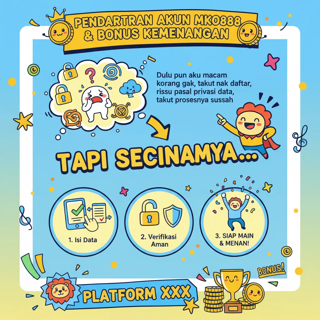 Pendaftaran Akaun mko888 dan Bonus Kemenangan