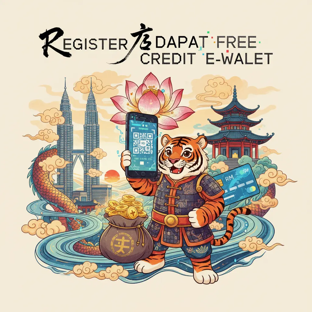 register dapat free credit e-wallet - Malaysia