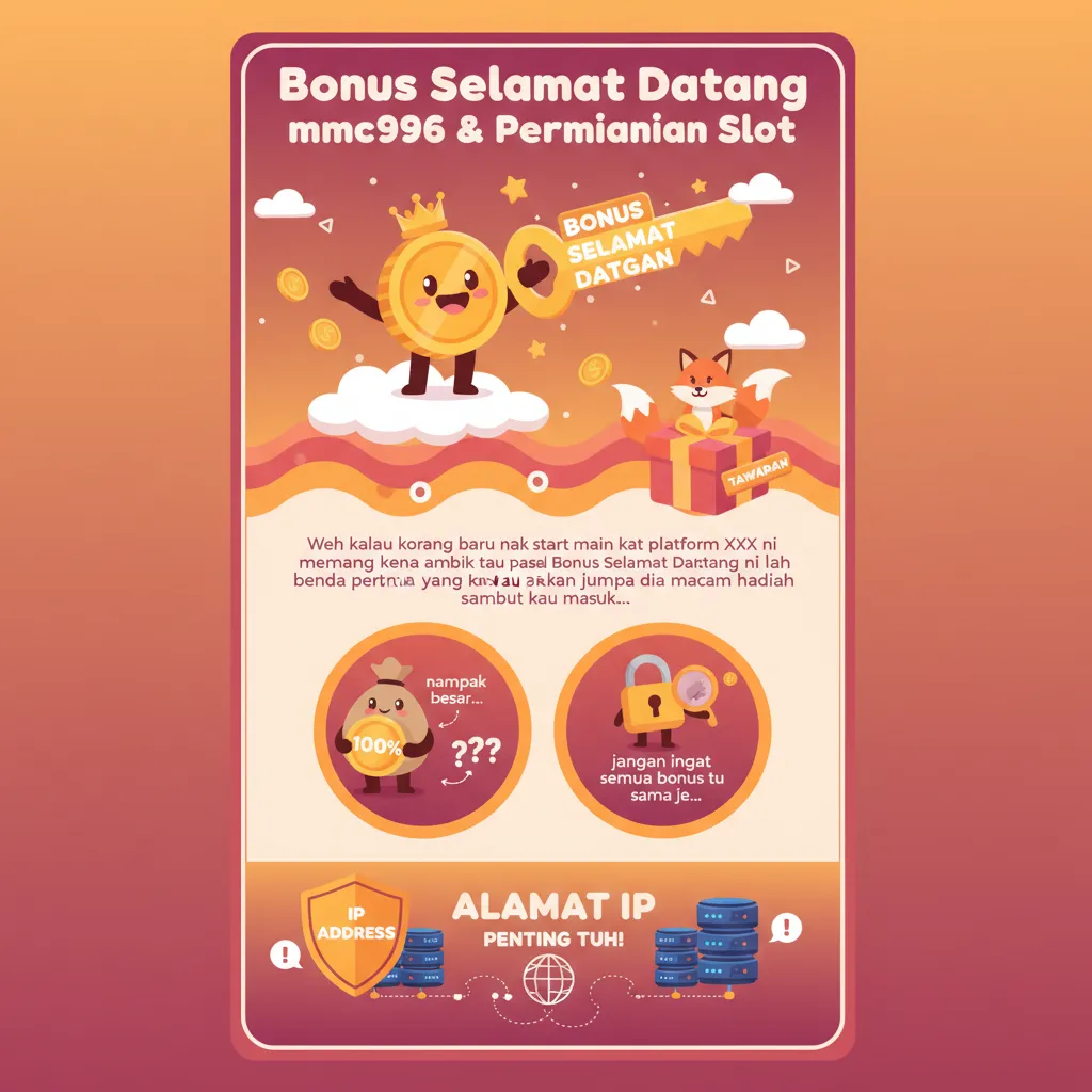 Bonus Selamat Datang mmc996 & Permainan Slot