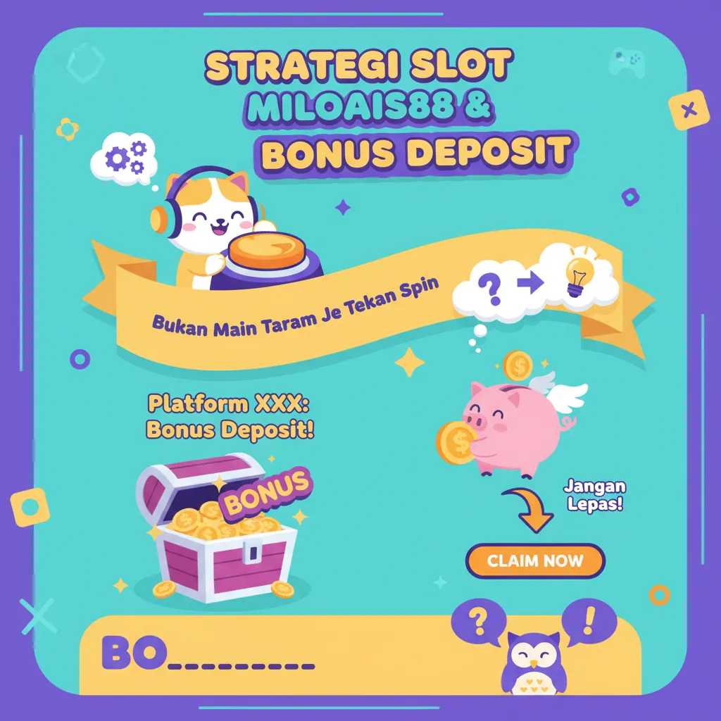 Strategi Slot Miloais88 & Bonus Deposit