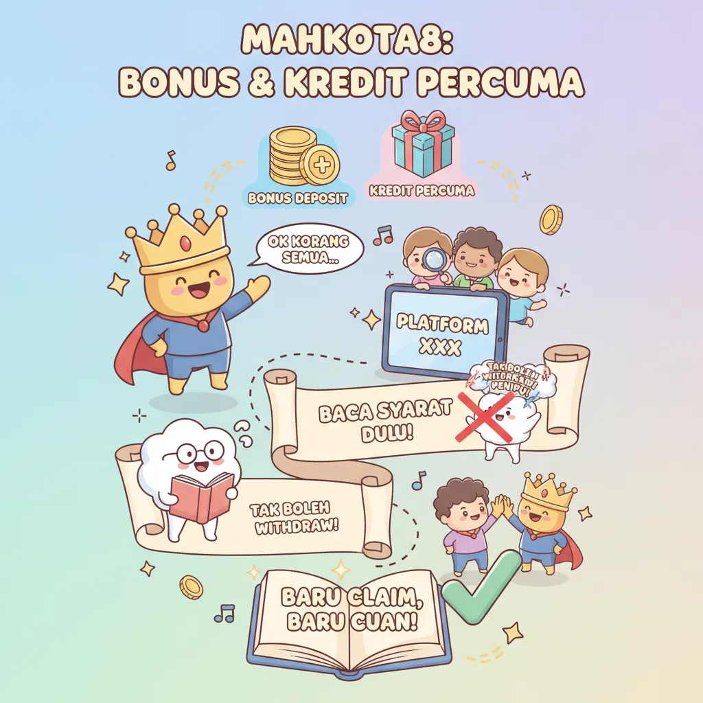 Bonus Deposit Mahkota8 dan Kredit Percuma