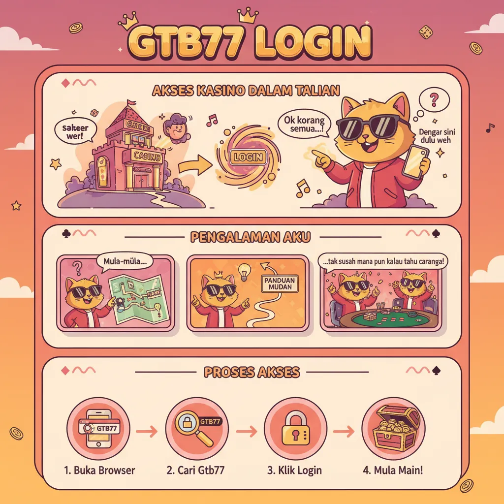 Gtb77 Login: Akses Kasino Dalam Talian