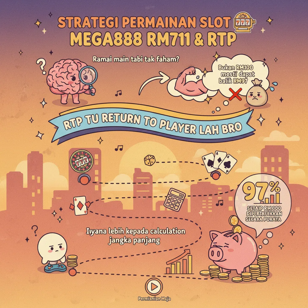 Strategi Permainan Slot Mega888 RM711 & RTP