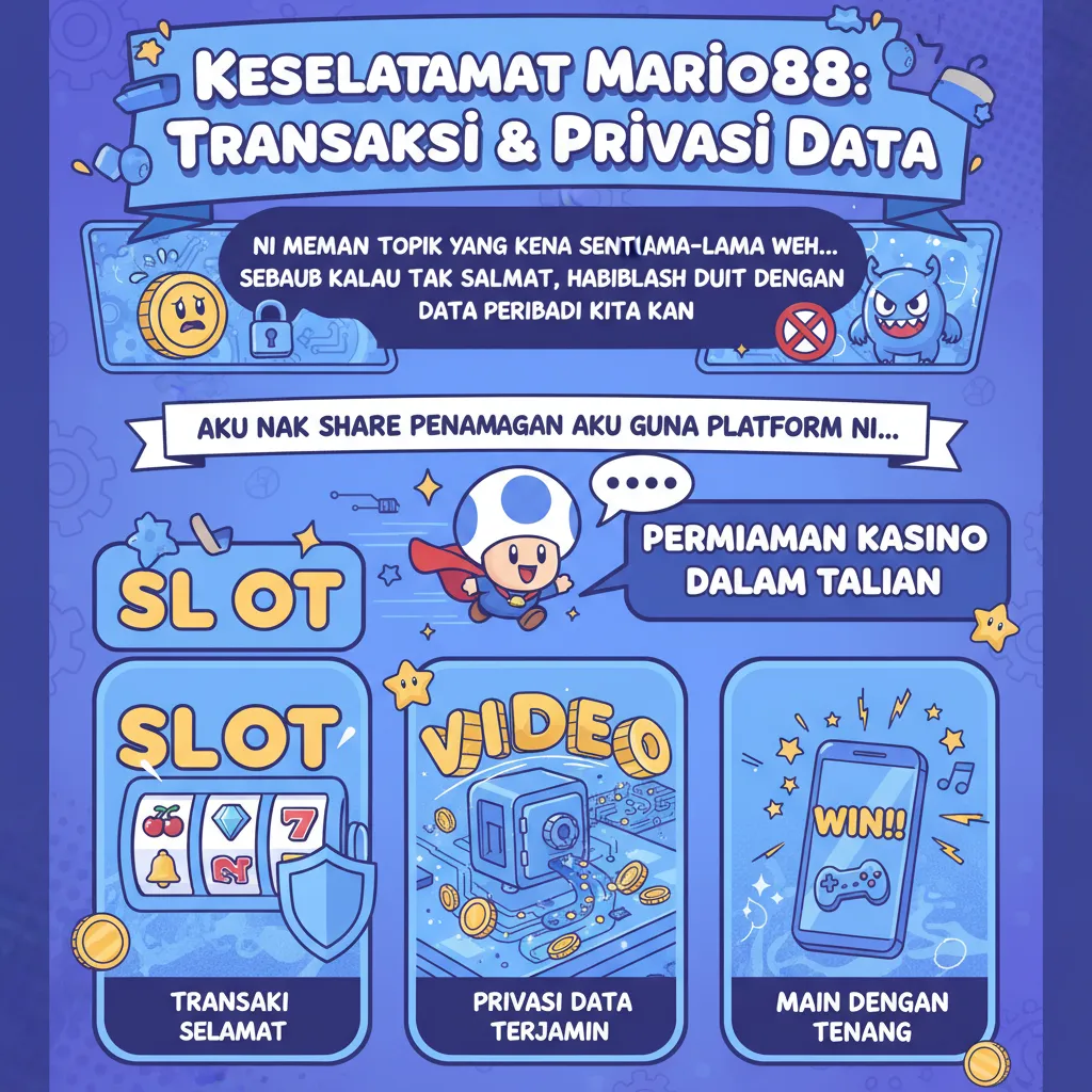 Keselamatan Mario88: Transaksi & Privasi Data